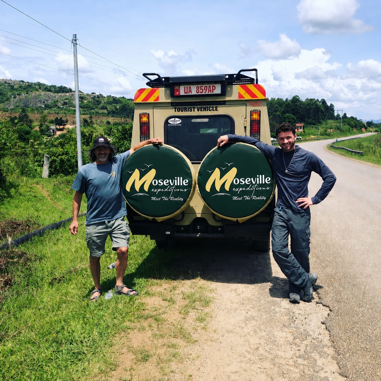 Moseville Expeditions guests in the field