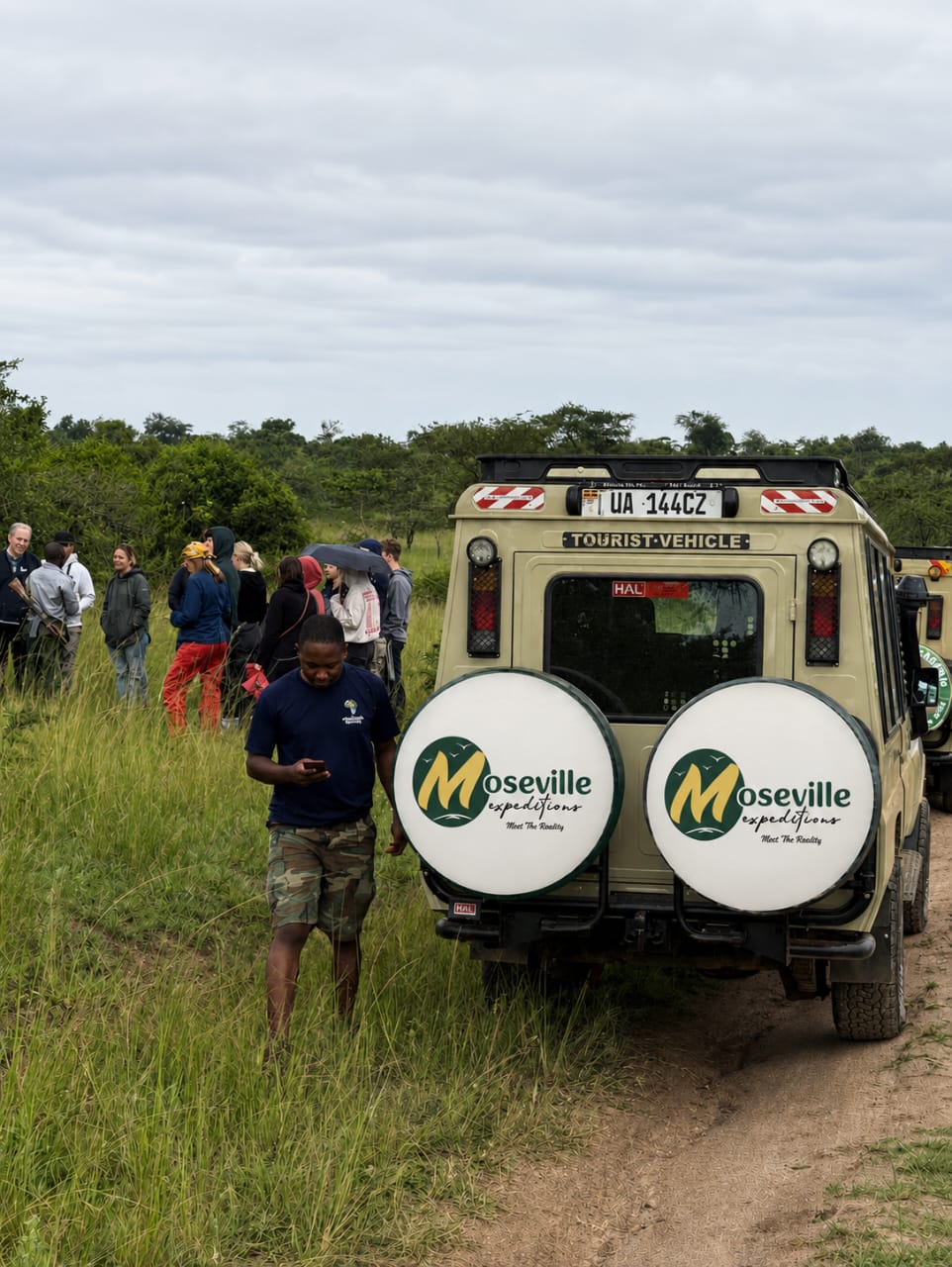 Moseville Expeditions guests in the field